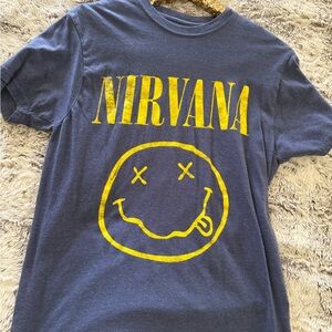 Nirvana Blue band tee
